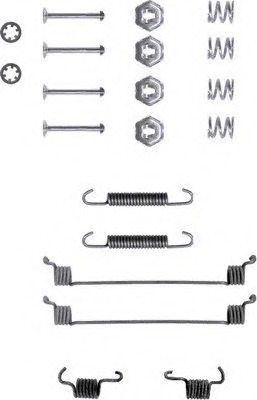 Set accesorii, sabot de frana MBA651 MINTEX - Frana tambur Set accesorii, sabot de frana MBA651 MINTEX - Frana tambur