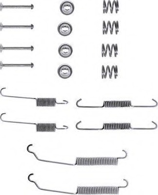 Set accesorii, sabot de frana MBA701 MINTEX - Frana tambur Set accesorii, sabot de frana MBA701 MINTEX - Frana tambur
