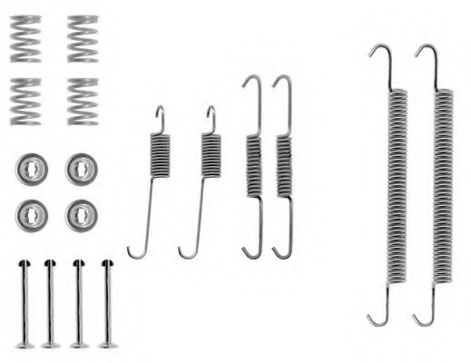 Set accesorii, sabot de frana MBA757 MINTEX - Frana tambur Set accesorii, sabot de frana MBA757 MINTEX - Frana tambur
