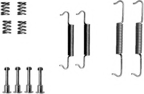 set accesorii, saboti frana parcare MBA793 MINTEX - Frana tambur set accesorii, saboti frana parcare MBA793 MINTEX - Frana tambur