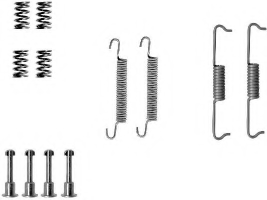 set accesorii, saboti frana parcare MBA841 MINTEX - Frana tambur set accesorii, saboti frana parcare MBA841 MINTEX - Frana tambur