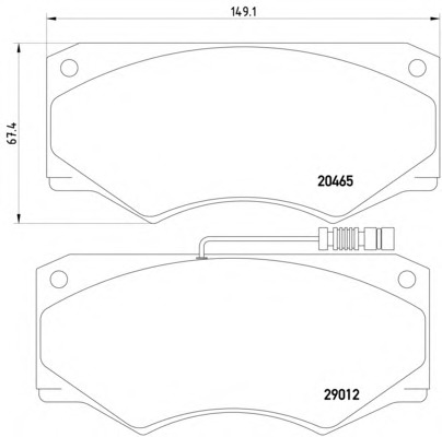 set placute frana,frana disc MDB1245 MINTEX - Frana disc set placute frana,frana disc MDB1245 MINTEX - Frana disc