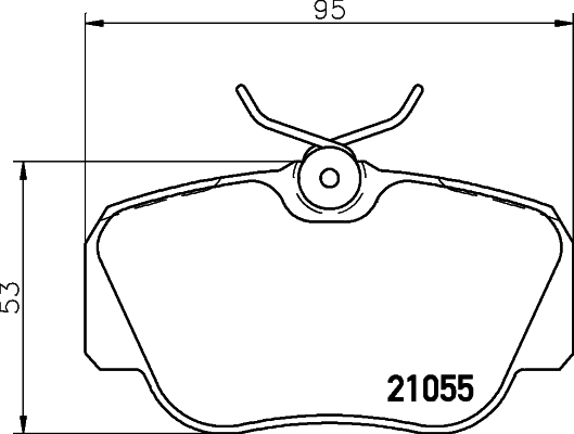 set placute frana,frana disc MDB1402 MINTEX - Frana disc set placute frana,frana disc MDB1402 MINTEX - Frana disc