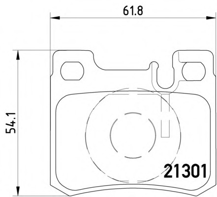set placute frana,frana disc MDB1643 MINTEX - Frana disc set placute frana,frana disc MDB1643 MINTEX - Frana disc