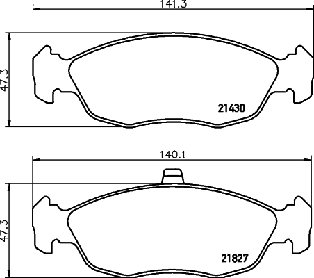 set placute frana,frana disc MDB1808 MINTEX - Frana disc set placute frana,frana disc MDB1808 MINTEX - Frana disc