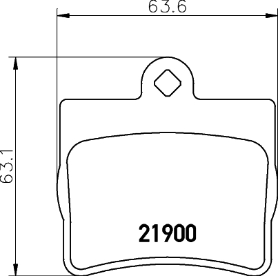 set placute frana,frana disc MDB1858 MINTEX - Set placute frana set placute frana,frana disc MDB1858 MINTEX - Set placute frana