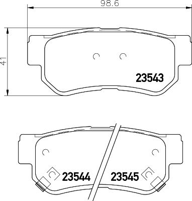 set placute frana,frana disc MDB2036 MINTEX - Frana disc set placute frana,frana disc MDB2036 MINTEX - Frana disc