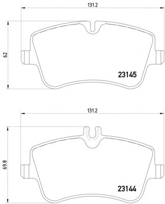 set placute frana,frana disc MDB2070 MINTEX - Set placute frana set placute frana,frana disc MDB2070 MINTEX - Set placute frana