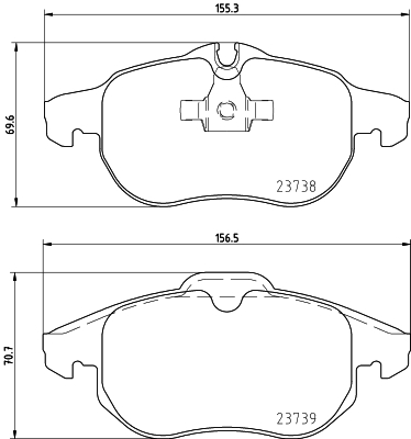 set placute frana,frana disc MDB2262 MINTEX - Frana disc set placute frana,frana disc MDB2262 MINTEX - Frana disc