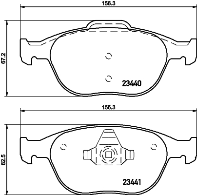 set placute frana,frana disc MDB2272 MINTEX - Frana disc set placute frana,frana disc MDB2272 MINTEX - Frana disc