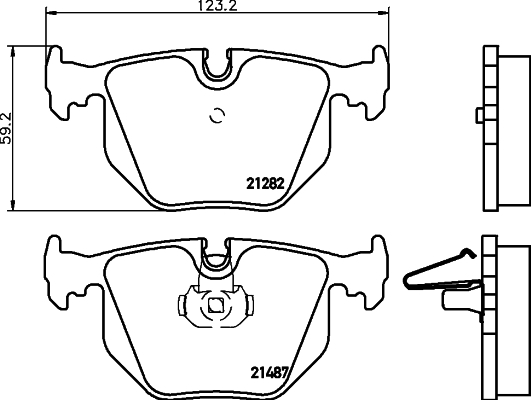 set placute frana,frana disc MDB2534 MINTEX - Frana disc set placute frana,frana disc MDB2534 MINTEX - Frana disc