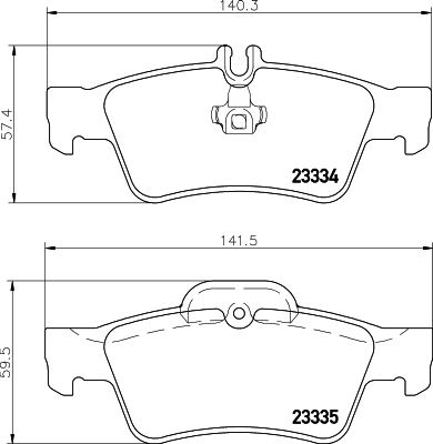 set placute frana,frana disc MDB2587 MINTEX - Frana disc set placute frana,frana disc MDB2587 MINTEX - Frana disc