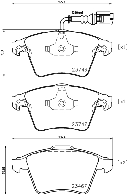 set placute frana,frana disc MDB2642 MINTEX - Frana disc set placute frana,frana disc MDB2642 MINTEX - Frana disc