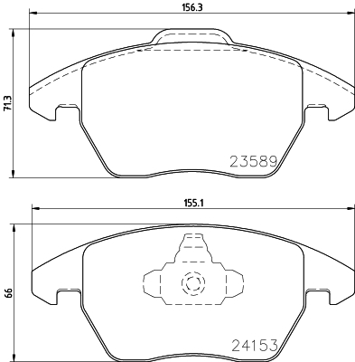 set placute frana,frana disc MDB2672 MINTEX - Frana disc set placute frana,frana disc MDB2672 MINTEX - Frana disc