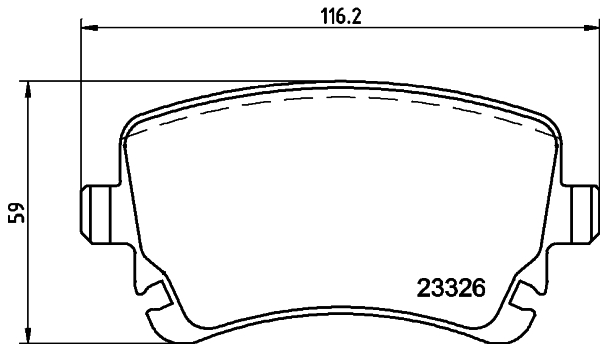 set placute frana,frana disc MDB2673 MINTEX - Frana disc set placute frana,frana disc MDB2673 MINTEX - Frana disc