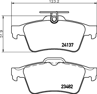 set placute frana,frana disc MDB2686 MINTEX - Frana disc set placute frana,frana disc MDB2686 MINTEX - Frana disc