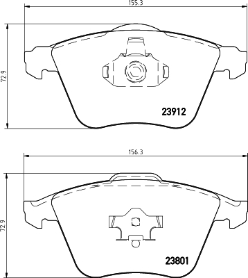 set placute frana,frana disc MDB2749 MINTEX - Frana disc set placute frana,frana disc MDB2749 MINTEX - Frana disc