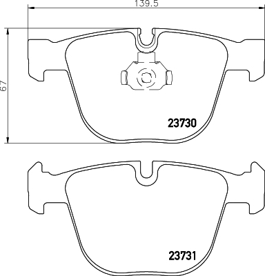 set placute frana,frana disc MDB2765 MINTEX - Frana disc set placute frana,frana disc MDB2765 MINTEX - Frana disc