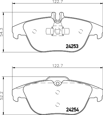 set placute frana,frana disc MDB2845 MINTEX - Frana disc set placute frana,frana disc MDB2845 MINTEX - Frana disc