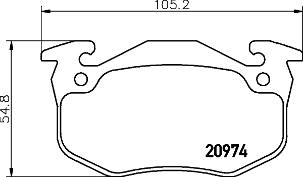 set placute frana,frana disc MDB2868 MINTEX - Frana disc set placute frana,frana disc MDB2868 MINTEX - Frana disc