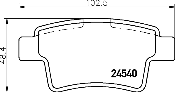 set placute frana,frana disc MDB2892 MINTEX - Frana disc set placute frana,frana disc MDB2892 MINTEX - Frana disc