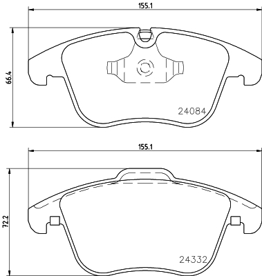 set placute frana,frana disc MDB2932 MINTEX - Frana disc set placute frana,frana disc MDB2932 MINTEX - Frana disc