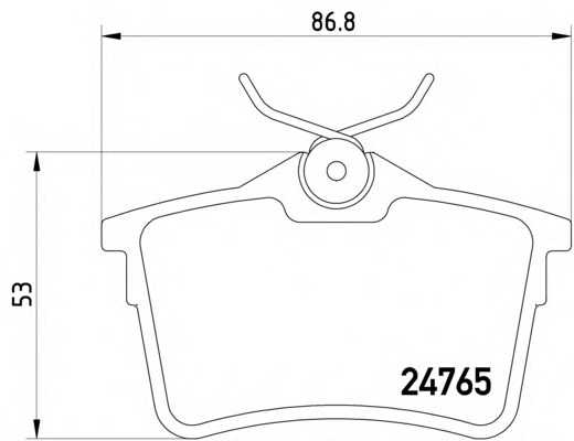 set placute frana,frana disc MDB2978 MINTEX - Frana disc set placute frana,frana disc MDB2978 MINTEX - Frana disc