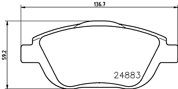 set placute frana,frana disc MDB3025 MINTEX - Frana disc set placute frana,frana disc MDB3025 MINTEX - Frana disc