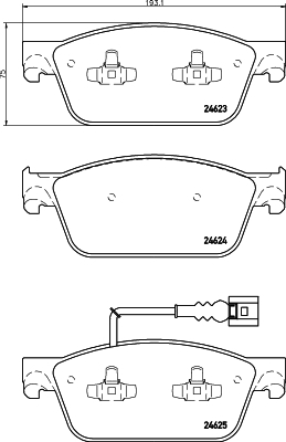 set placute frana,frana disc MDB3060 MINTEX - Frana disc set placute frana,frana disc MDB3060 MINTEX - Frana disc