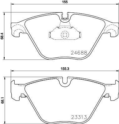set placute frana,frana disc MDB3092 MINTEX - Frana disc set placute frana,frana disc MDB3092 MINTEX - Frana disc