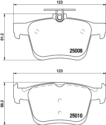 set placute frana,frana disc MDB3100 MINTEX - Frana disc set placute frana,frana disc MDB3100 MINTEX - Frana disc