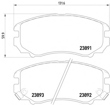 set placute frana,frana disc MDB3199 MINTEX - Frana disc set placute frana,frana disc MDB3199 MINTEX - Frana disc