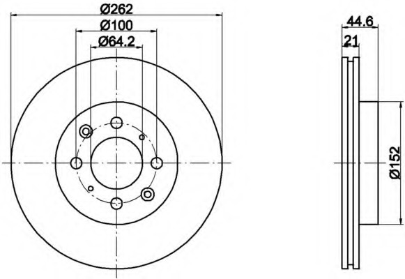 Disc frana MDC1023 MINTEX - Disc frana Disc frana MDC1023 MINTEX - Disc frana