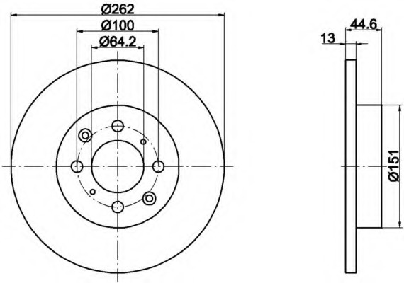 Disc frana MDC1024 MINTEX - Disc frana Disc frana MDC1024 MINTEX - Disc frana