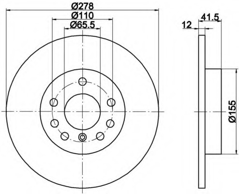 Disc frana MDC1560 MINTEX - Frana disc Disc frana MDC1560 MINTEX - Frana disc