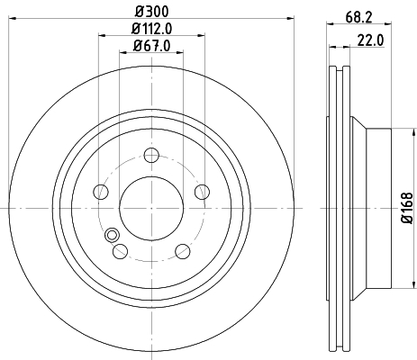 Disc frana MDC1634 MINTEX - Frana disc Disc frana MDC1634 MINTEX - Frana disc