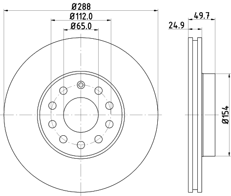 Disc frana MDC1638 MINTEX - Disc frana Disc frana MDC1638 MINTEX - Disc frana
