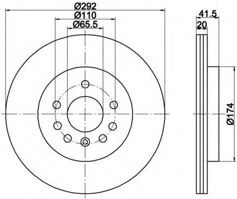 Disc frana MDC1675 MINTEX - Frana disc Disc frana MDC1675 MINTEX - Frana disc