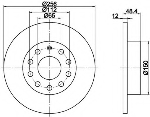 Disc frana MDC1679 MINTEX - Disc frana