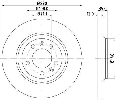 Disc frana MDC1688 MINTEX - Disc frana Disc frana MDC1688 MINTEX - Disc frana