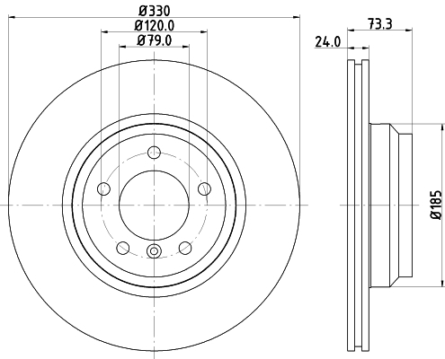 Disc frana MDC1732 MINTEX - Frana disc Disc frana MDC1732 MINTEX - Frana disc