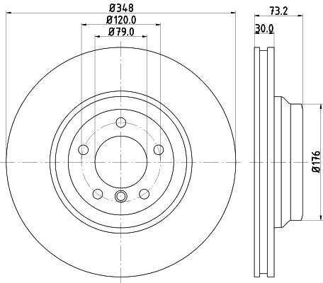 Disc frana MDC1909 MINTEX - Disc frana