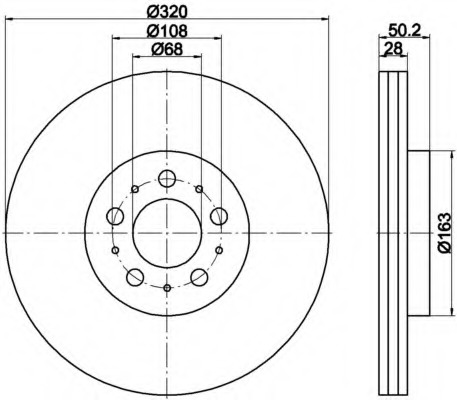 Disc frana MDC1939 MINTEX - Disc frana Disc frana MDC1939 MINTEX - Disc frana