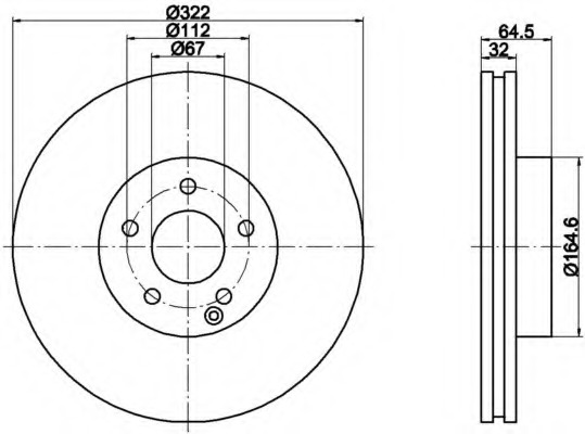 Disc frana MDC2053 MINTEX - Frana disc Disc frana MDC2053 MINTEX - Frana disc