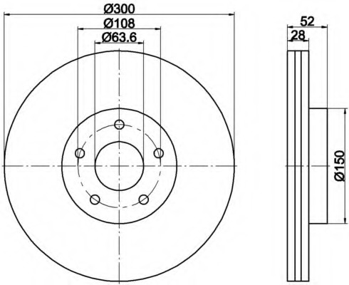 Disc frana MDC2161 MINTEX - Frana disc Disc frana MDC2161 MINTEX - Frana disc