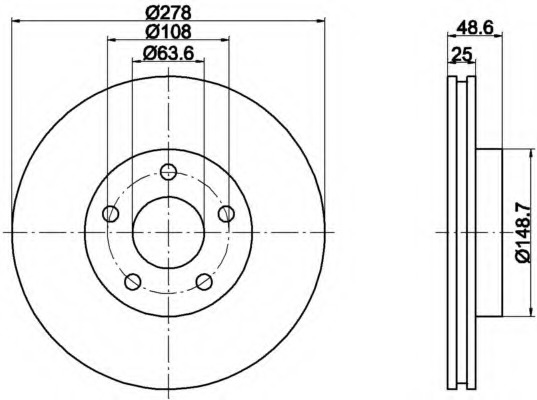 Disc frana MDC2342 MINTEX - Disc frana Disc frana MDC2342 MINTEX - Disc frana