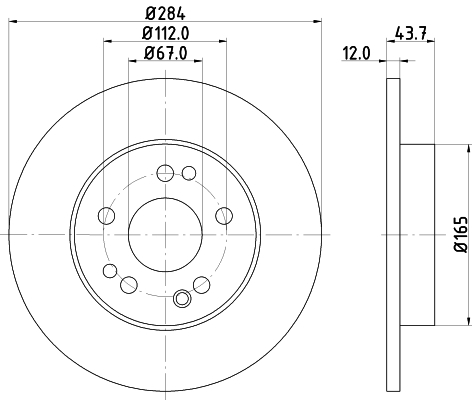 Disc frana MDC362 MINTEX - Frana disc Disc frana MDC362 MINTEX - Frana disc