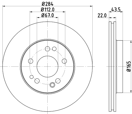 Disc frana MDC373 MINTEX - Frana disc Disc frana MDC373 MINTEX - Frana disc