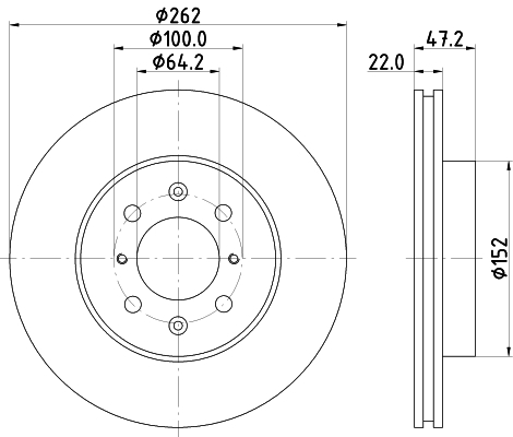 Disc frana MDC708 MINTEX - Disc frana Disc frana MDC708 MINTEX - Disc frana