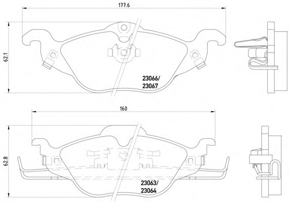 Set frana, frana disc MDK0088 MINTEX - Frana disc Set frana, frana disc MDK0088 MINTEX - Frana disc